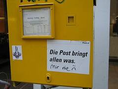 Die Post bringt allen was - mir nie.jpg